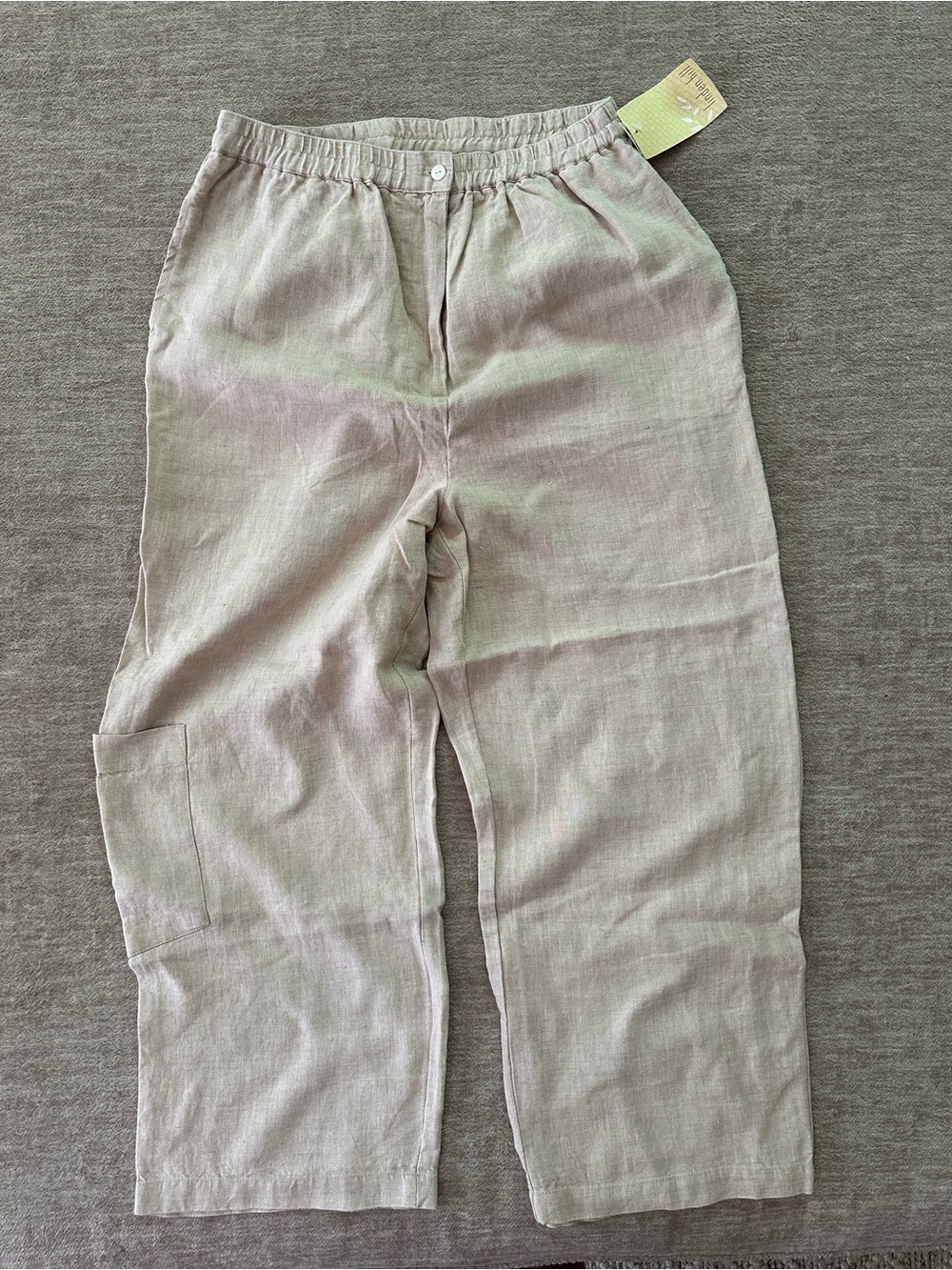 Vintage Linen Wide Leg Pants